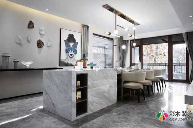 530m² 联排别墅装饰设计,简奢生活刚刚好